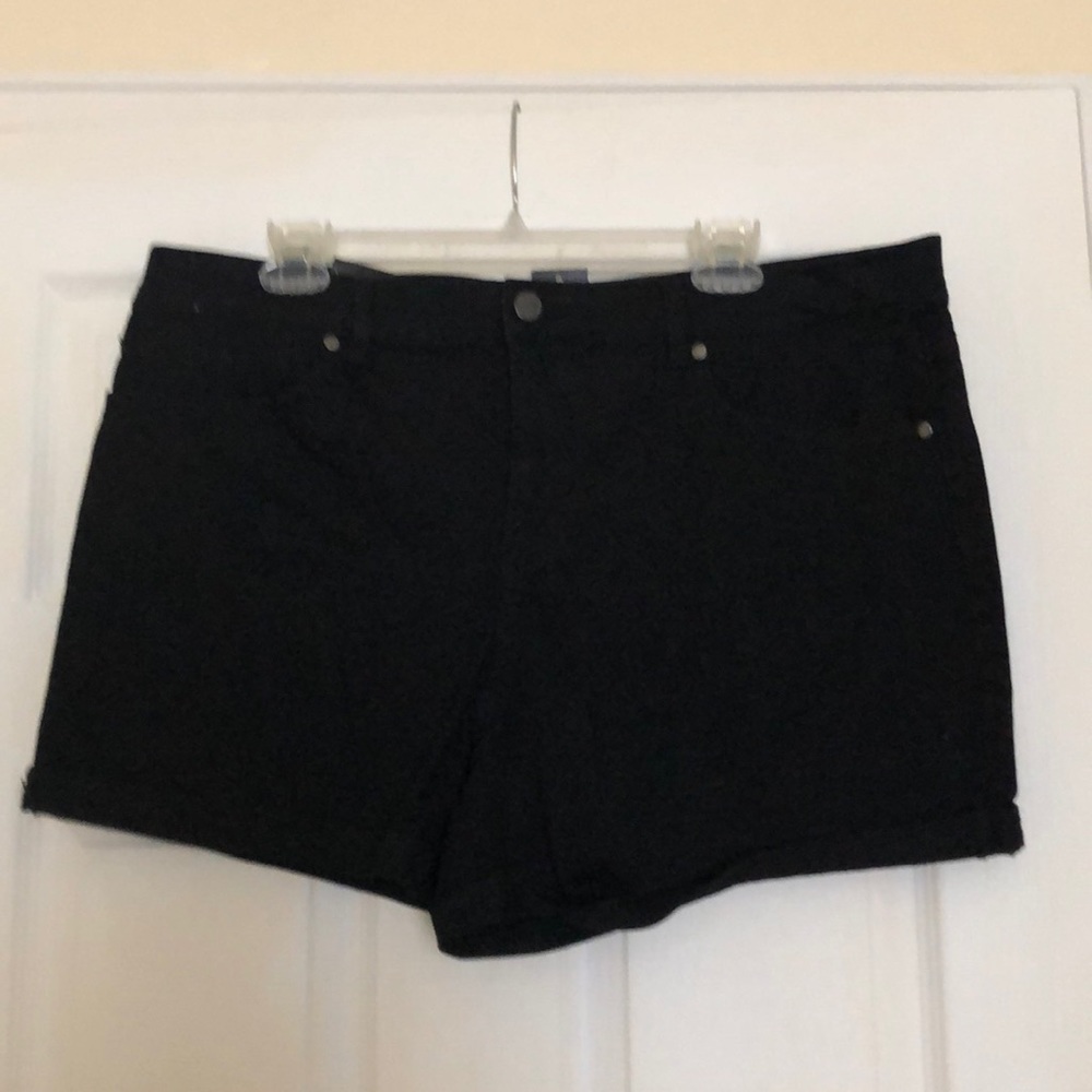 New York & Co women’s plus size back denim shorts